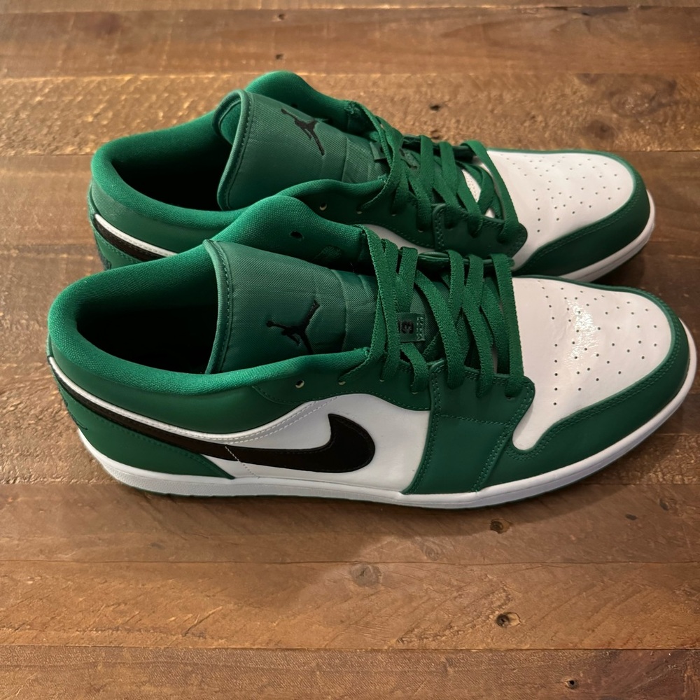 Air Jordan 1 Low Pine Green SZ15 - Picture 1 of 7